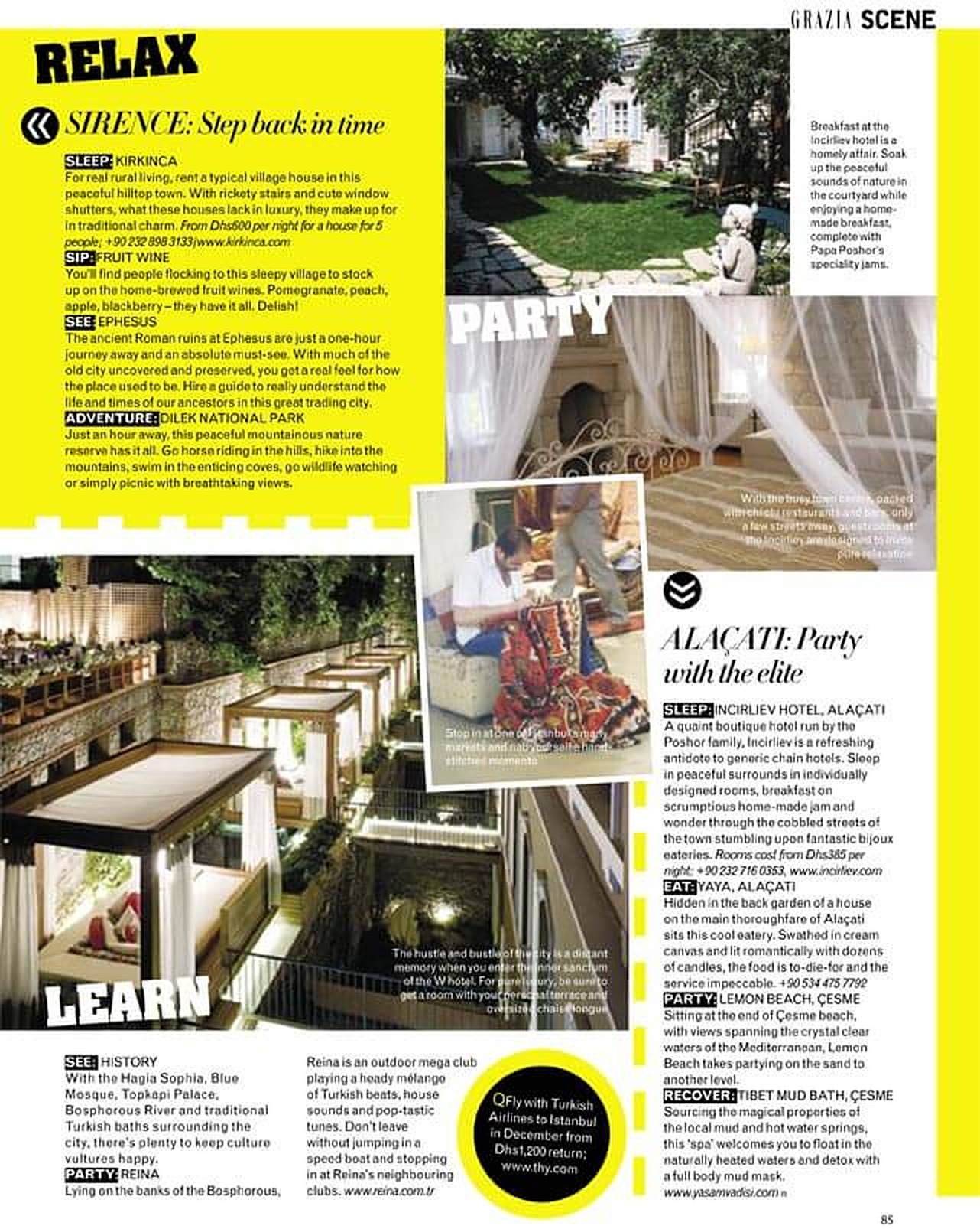 INCIRLIEV HOTEL, Alaçatı, Grazia Scene