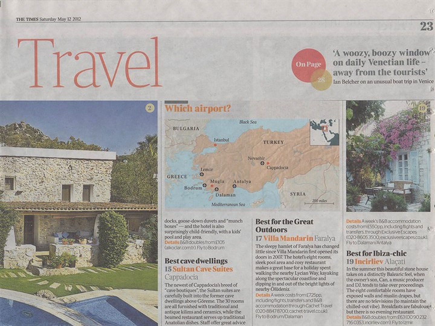 THE TIMES, Saturday